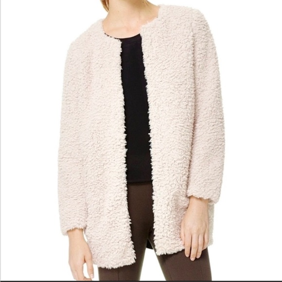 Aritzia Wilfred Laboratoire Shearling Faux Fur Teddy Coat - Picture 2 of 4